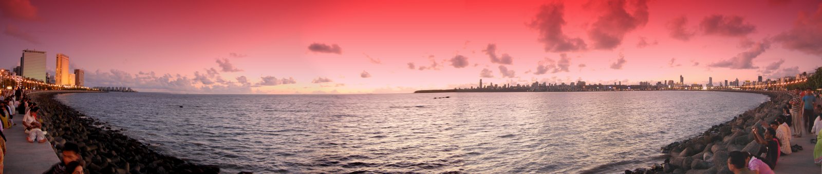Marine Drive, Mumbai — photograph by Rama